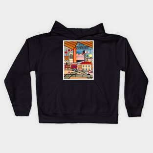 a gare - Tarsila do Amaral Kids Hoodie